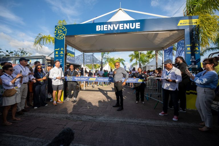 Inauguration du village d'arrivée de la Transat Café L'Or 2025 à Fort-de-France