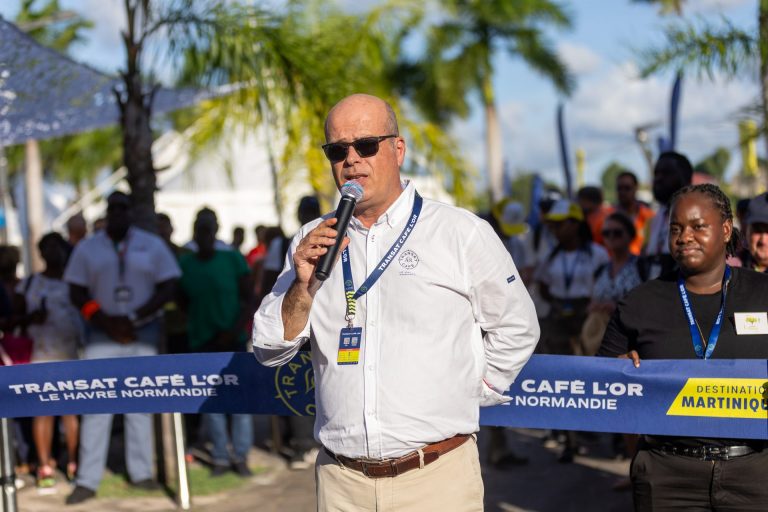 Inauguration du village d'arrivée de la Transat Café L'Or 2025 à Fort-de-France