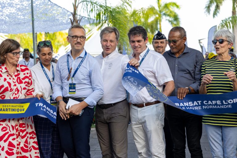 Inauguration du village d'arrivée de la Transat Café L'Or 2025 à Fort-de-France