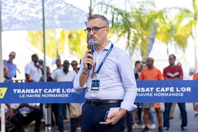 Inauguration du village d'arrivée de la Transat Café L'Or 2025 à Fort-de-France