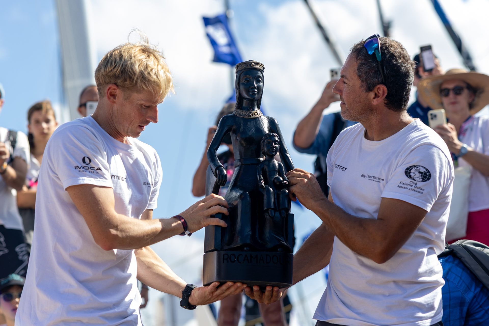 Arrivée de la Vierge noire de Rocamadour en Martinique - Transat Café L'Or 2025