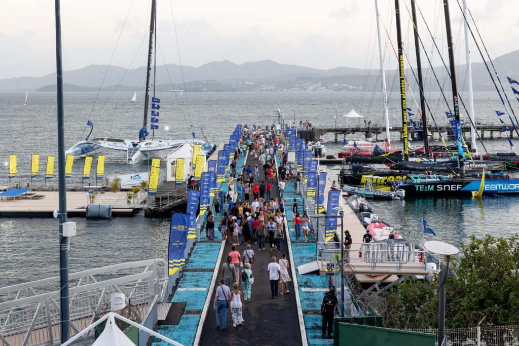 Village d'arrivée de la Transat Café L'Or 2025 à Fort-de-France